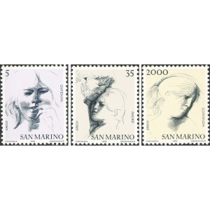 SAN MARINO - 1978 - Le virtù civili III serie - 3 v.