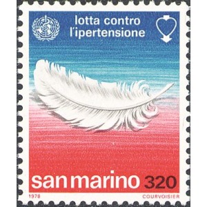 SAN MARINO - 1978 - Lotta contro l'ipertensione - 1 v.