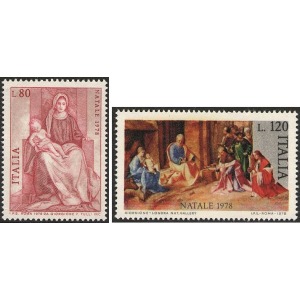 ITALIA - 1978 - Natale - 2 v.
