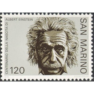 SAN MARINO - 1979 - 100° della nascita di Albert Einstein - 1 v.