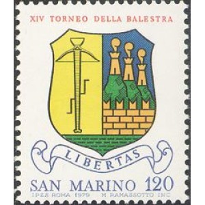 SAN MARINO - 1979 - 14° torneo della balestra - 1 v.
