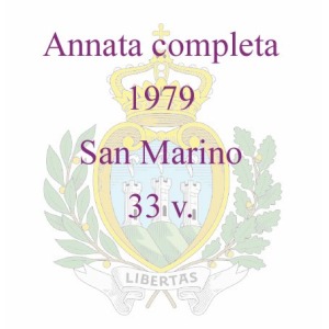 SAN MARINO - 1979 - Annata completa - 33 v.
