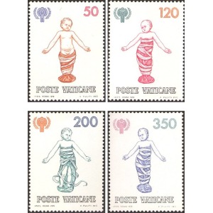 VATICANO - 1979 - Anno internazionale del fanciullo - 4 v.