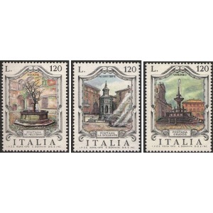 ITALIA - 1979 - Fontane d'Italia VII serie - 3 v.