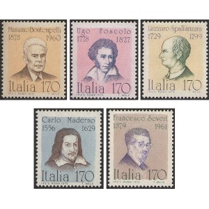 ITALIA - 1979 - Personaggi illustri II serie - 5 v.