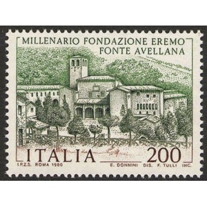 ITALIA - 1980 - 1000° dell'Eremo di Fonte Avellana - 1 v.
