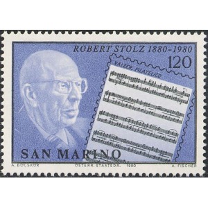 SAN MARINO - 1980 - 100° della nascita di R. Stolz - 1 v.