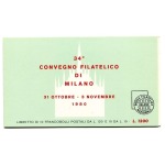 ITALIA - 1980 - 34° Convegno filatelico di Milano (FORLANINI) - 1 libretto
