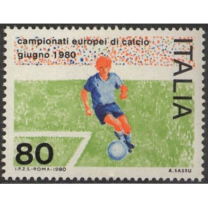 ITALIA - 1980 - Campionato europeo di calcio - 1 v.