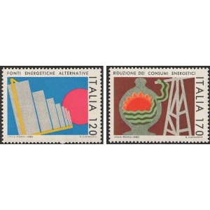 ITALIA - 1980 - Riduzione dei consumi energetici - 2 v.