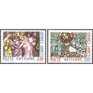 VATICANO - 1980 - Solennita liturgica di Ognissanti - 2 v.