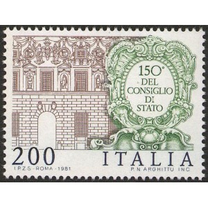 ITALIA - 1981 - 150° del Consiglio di Stato - 1 v.