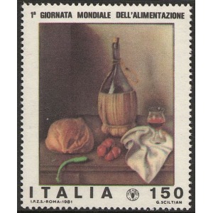 ITALIA - 1981 - 1° Giornata mondiale dell'alimentazione - 1 v.