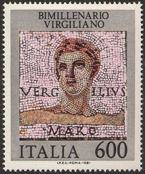 1981 2000° della morte di Publio Virgilio Marone 1 v. Italia ITALIA - 1981 - 2000° della morte di Publio Virgilio Marone - 1 v.