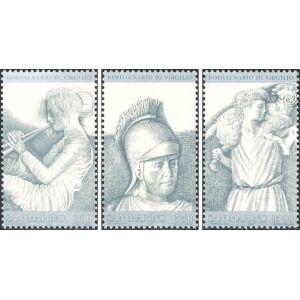 SAN MARINO - 1981 - 2000° della morte di Virgilio - 3 v.