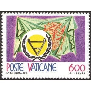 VATICANO - 1981 - Anno internazionale degli handicappati - 1 v.