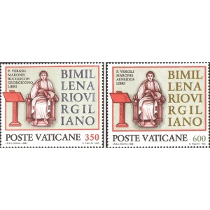 VATICANO - 1981 - Bimillenario Virgiliano - 2 v.