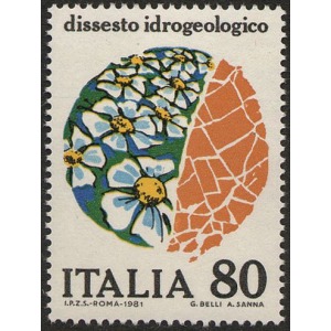 ITALIA - 1981 - Dissesto idrogeologico - 1 v.