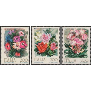 ITALIA - 1981 - Fiori d'Italia I serie - 3 v.