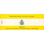 VATICANO - 1981 - I viaggi di Papa Giovanni Paolo II nel 1980 - 1 libretto