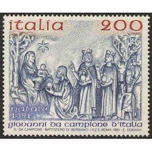 ITALIA - 1981 - Natale - 1 v.