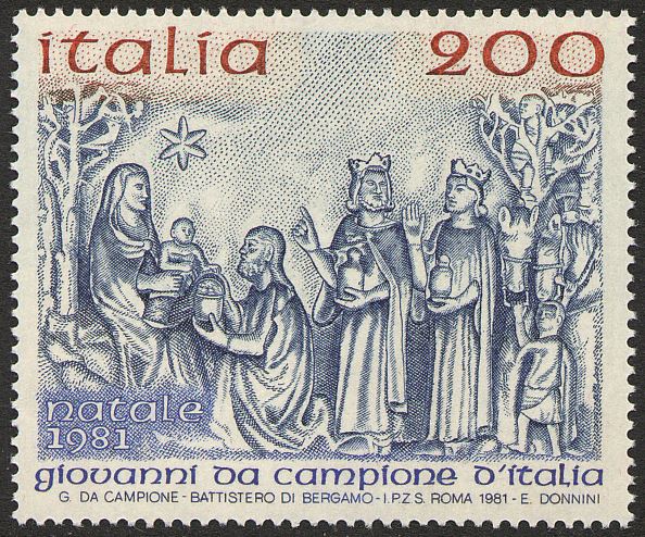 1981 Natale 1 v. Italia ITALIA - 1981 - Natale - 1 v.