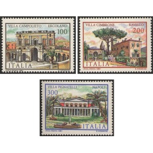 ITALIA - 1981 - Ville d'Italia II serie - 3 v.