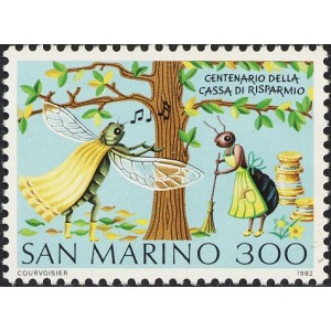 SAN MARINO - 1982 - 100° della Cassa di Risparmio - 1 v.