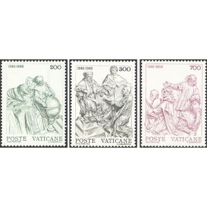 VATICANO - 1982 - 400° della riforma del Calendario Gregoriano - 3 v.