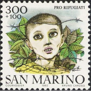 SAN MARINO - 1982 - Pro rifugiati - 1 v.