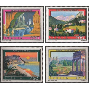 ITALIA - 1982 - Turistica IX serie - 4 v.