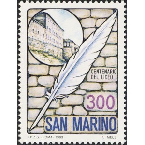 SAN MARINO - 1983 - 100° del Liceo di Stato di San Marino - 1 v.