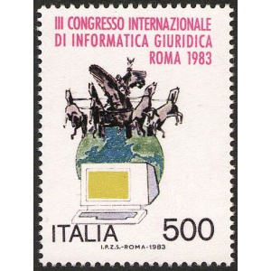 ITALIA - 1983 - 3° congresso di informatica giuridica - 1 v.