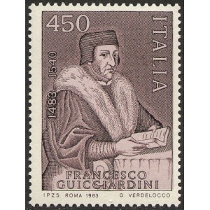 ITALIA - 1983 - 500° della nascita di Francesco Guicciardini - 1 v.