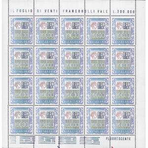 ITALIA - 1983 - Alto valore 10.000 L. - 1 MF da 20 v.