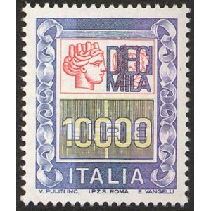 ITALIA - 1983 - Alto valore 10.000 L. - 1 v.