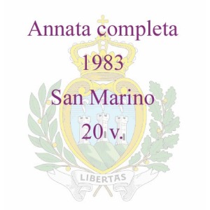 SAN MARINO - 1983 - Annata completa - 20 v.