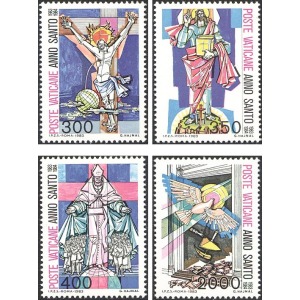 VATICANO - 1983 - Anno Santo straordinario 1983-84 - 4 v.