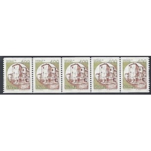 ITALIA - 1983 - Castelli d'Italia per distributori automatici 400 L. - 1 striscia