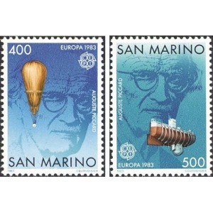 SAN MARINO - 1983 - Europa: Le grandi opere del genio umano - 2 v.