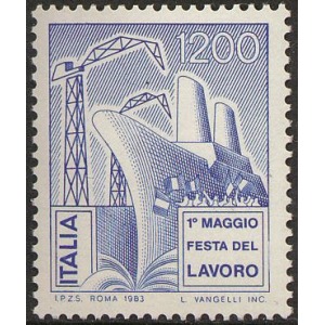 ITALIA - 1983 - Festa del lavoro - 1 v.
