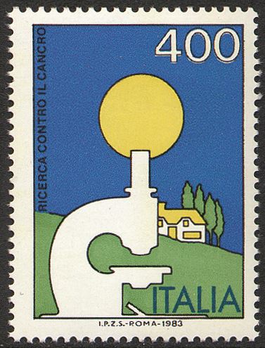 1983 Lotta al cancro 1 v. Italia ITALIA - 1983 - Lotta al cancro - 1 v.