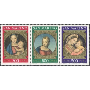 SAN MARINO - 1983 - Natale - 3 v. in trittico