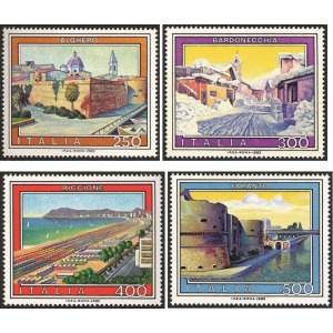 ITALIA - 1983 - Turistica X serie - 4 v.