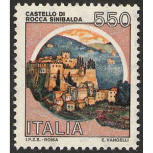 ITALIA - 1984 - Castelli d'Italia 550 L. - 1 v.