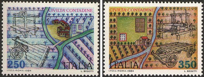 1984 Civilta contadine 2 v. Italia ITALIA - 1984 - Civiltà contadine - 2 v.