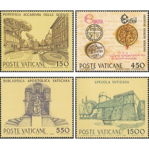 VATICANO - 1984 - Istituzioni culturali e scientifiche della Santa Sede - 4 v.
