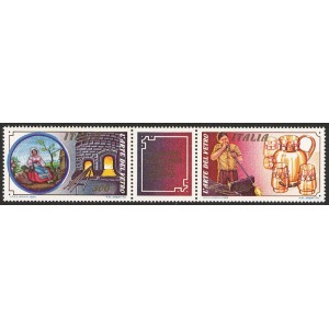 ITALIA - 1984 - Lavoro italiano nel mondo V serie - 2 v. in coppia con appendice