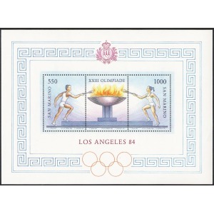 SAN MARINO - 1984 - Olimpiadi di Los Angeles - 1 BF