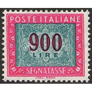ITALIA - 1984 - Segnatasse: Cifra 900 L. - 1 v.